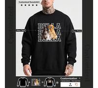 Una felpa con cappuccio personalizzata e rinforzata, realizzata con la tua foto, può essere regalata a chiunque tu voglia, un must per l'inverno L,M,S,XL,XS,XXL,XXSTessuto in maglia