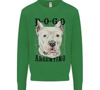 Una Felpa Jumper Dogo Argentino Uomo