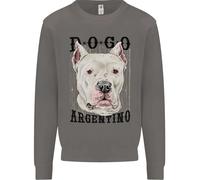 Una Felpa Jumper Dogo Argentino Uomo