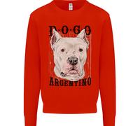 Una Felpa Jumper Dogo Argentino Uomo