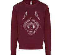 Una Felpa Uomo Siberian Husky