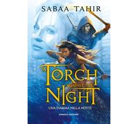 Una fiamma nella notte. A torch against the night. An ember in th