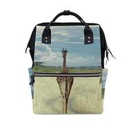 Una Foglia D'autunno Vento Bella Cane Relax Bag Zaino Grande Capacità Muti-Function Borsa Da Viaggio per Mummia Donne, Multicolore6, Taglia unica