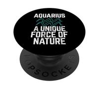 Una Forza unica della Natura Acquario PopSockets PopGrip Adesivo