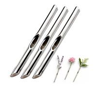 Una gentile spilla per fiori, spilla per inserto floreale a forma di ramo fai-da-te per donna, mini clip per corpetto vaso intercambiabile (3Pcs)
