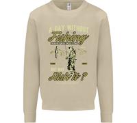 Una Giornata Senza Pesca Divertente Felpa Uomo
