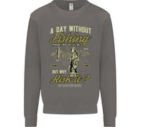 Una Giornata Senza Pesca Divertente Felpa Uomo