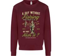 Una Giornata Senza Pesca Divertente Felpa Uomo