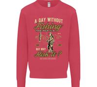 Una Giornata Senza Pesca Divertente Felpa Uomo