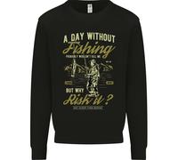 Una Giornata Senza Pesca Divertente Felpa Uomo