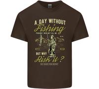 Una Giornata Senza Pesca Maglietta Divertente Per Bambini Ragazzi E Ragazze