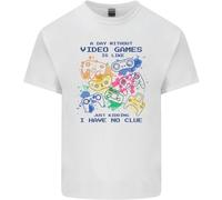 Una Giornata Senza Videogiochi Maglietta Bambini Ragazzi Ragazze