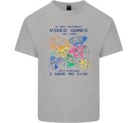 Una Giornata Senza Videogiochi Maglietta Bambini Ragazzi Ragazze