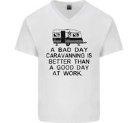 Una Giornata Storta Caravanning Caravan Divertente T-Shirt In Cotone Da Uomo