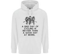 Una Giornata Storta Di Ciclismo Ciclista Divertente Felpa Uomo