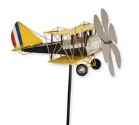 Una girandola a forma di aeroplano in latta replica design retrò decorazione