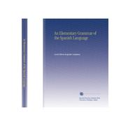 Una grammatica elementare della lingua spagnola