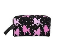Una gran quantità di barboncini rosa, Borsa per il trucco Borsa per cosmetici Borsa da viaggio portatile da viaggio Borsa per trucco Organizer
