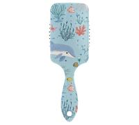 Una graziosa spazzola per capelli Dolphin per capelli fini Progettato per capelli bagnati con manico ergonomico cepillo anti crespo para cabello