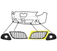 UNA Griglia paraurti sx sinistra GIULIETTA 2010- interna nido d'ape 156090415