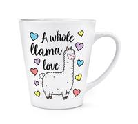Una Intera Lama Love 341ml Latte Tazza Valentines Moglie Ragazza Fidanzato