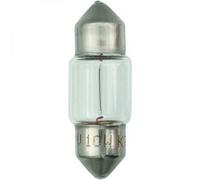 una lampada alogena Lampadina C10W 12V 10W SV85-8 siluro SV85-8 10x31mm