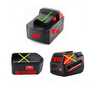 Una lampada da lavoro a LED Dc da dodici Volt con un meccanismo di fissaggio progettato per un funzionamento a diciotto Volt (8 pollici)