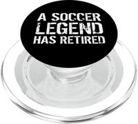 Una leggenda del calcio ha ritirato il giocatore allenatore manager in pensione PopSockets PopGrip per MagSafe
