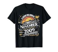 Una Leggenda è Nata nel Novembre 2009 Fantastico Compleanno di Un Uomo Ragazzo Maglietta