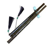 Una Lezione Sull'esecuzione Professionale Raffinata Del Flauto Di Bambù Viola In Fa Per Principianti Flauto Di Bambù