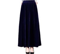 Una linea elegante gonna lunga da donna in velluto, comoda ed elegante da indossare tutti i giorni