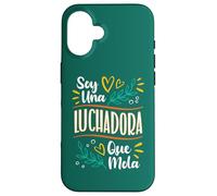 Una Luchadora Que Mola Regalo Para Una Mujer Luchadora Lucha Custodia per iPhone 16