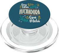 Una Luchadora Que Mola Regalo Para Una Mujer Luchadora Lucha PopSockets PopGrip per MagSafe