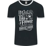 Una Madre È Come Un Fiore Maglietta Ringer Uomo FotL