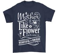 Una Madre È Come Un Fiore Maglietta Uomo 100% Cotone