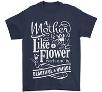 Una Madre È Come Un Fiore Maglietta Uomo 100% Cotone
