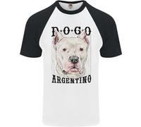Una Maglietta A Maniche Corte Da Baseball Per Cani Dogo Argentino