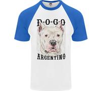 Una Maglietta A Maniche Corte Da Baseball Per Cani Dogo Argentino