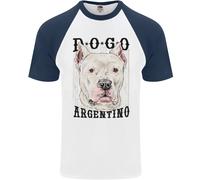 Una Maglietta A Maniche Corte Da Baseball Per Cani Dogo Argentino