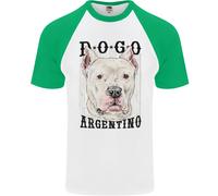 Una Maglietta A Maniche Corte Da Baseball Per Cani Dogo Argentino