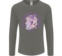 Una Maglietta A Maniche Lunghe Divertente Da Strega Di Halloween Per Uomo