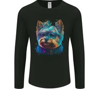 Una Maglietta A Maniche Lunghe Per Uomo Yorkie Yorkshire Terrier Maschio