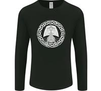 Una Maglietta A Maniche Lunghe Uomo Viking Ship Thor Odin Valhalla