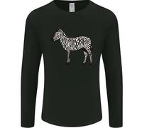 Una Maglietta A Maniche Lunghe Uomo Zebra