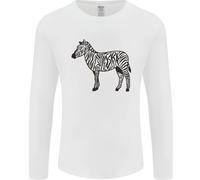 Una Maglietta A Maniche Lunghe Uomo Zebra