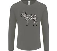 Una Maglietta A Maniche Lunghe Uomo Zebra