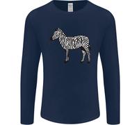 Una Maglietta A Maniche Lunghe Uomo Zebra