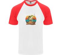 Una Maglietta Baseball S/S Da Uomo Con Un Ranocchio In Montagna