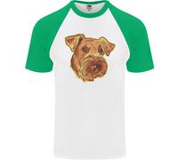Una Maglietta Baseball S/S Per Uomo Airedale Terrier Bingley Waterside