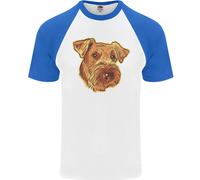 Una Maglietta Baseball S/S Per Uomo Airedale Terrier Bingley Waterside